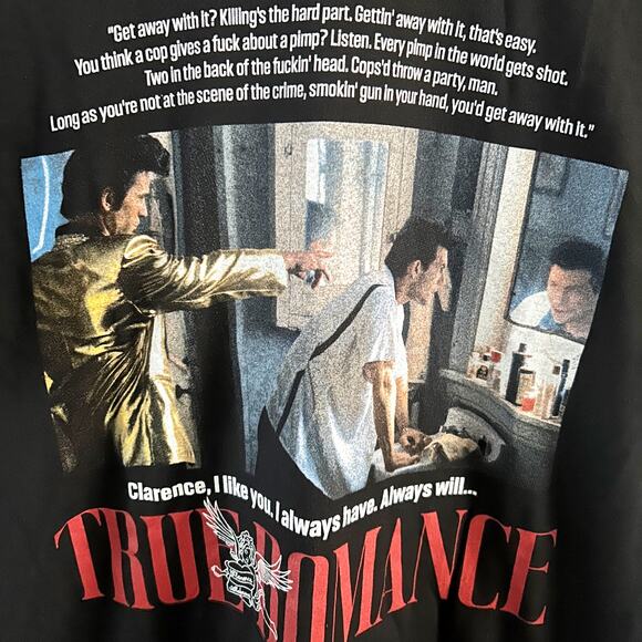 True Romance Rucking Fotten 30th Anniversary LMTD Edition Printed Shirt Men M - Picture 3 of 9